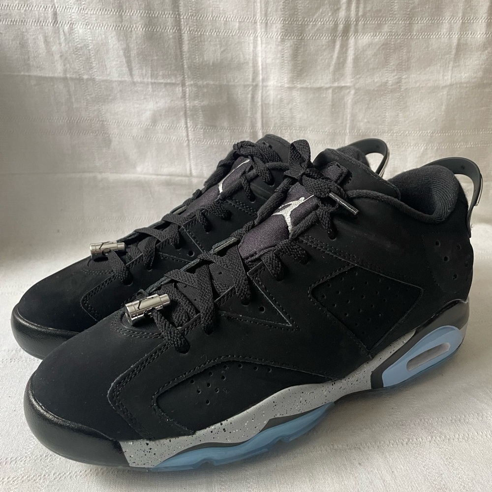 Air Jordan 6 Retro Golf NRG Chrome Black Shoes Men’s Size 11 FD0204-001